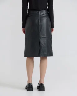 Nina Nappa Leather Skirt
