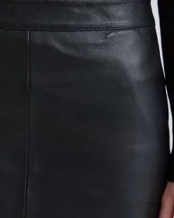 Nina Nappa Leather Skirt