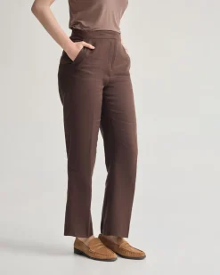 Nina Straight Leg Linen Pant