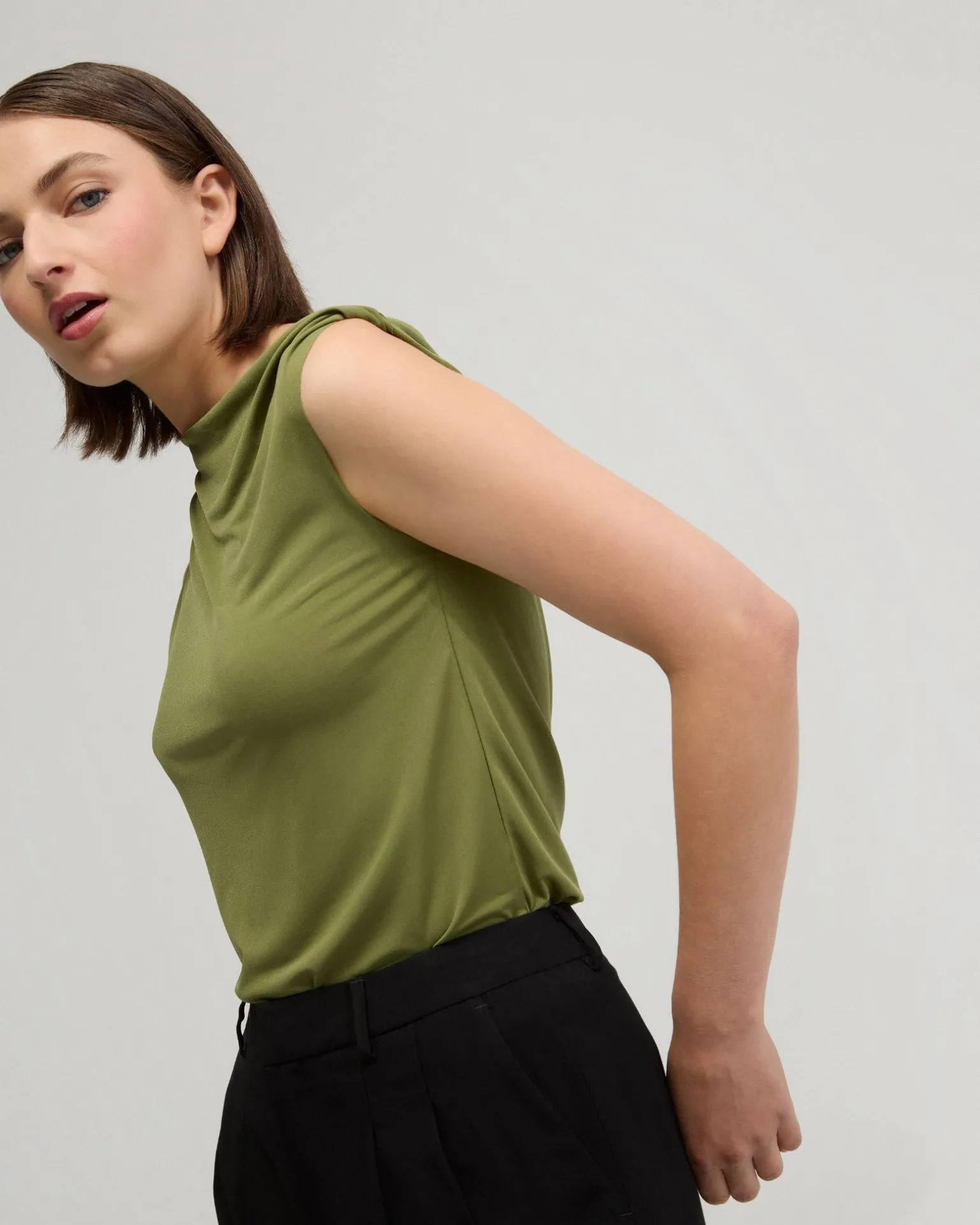 Nova Twist Shoulder Top