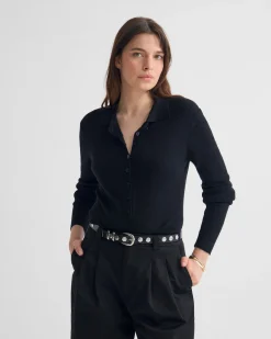 Onyx Ribbed Bodysuit