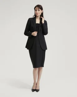 Peggy Wool Stretch Suit Skirt