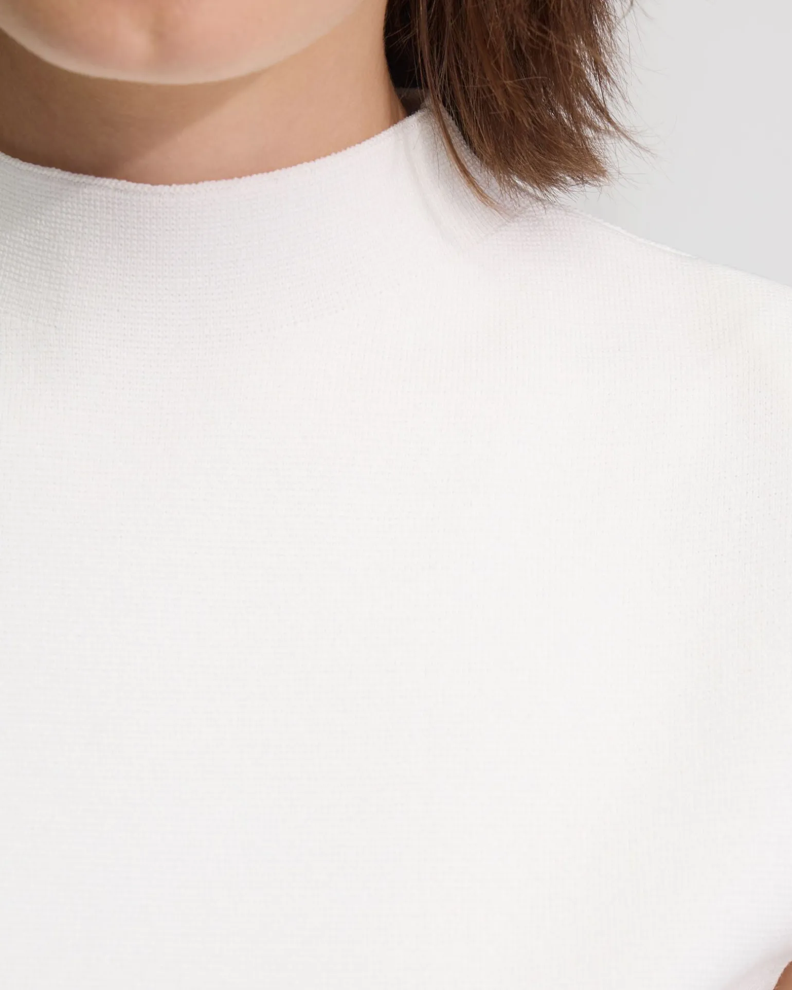 Pepper Knitted Funnel Collar Top