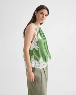 Phoebe Lace Trim Top
