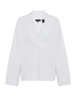 Pia Cotton V-Neck Knit