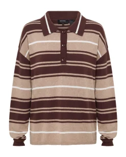 Pip Striped Polo Knit