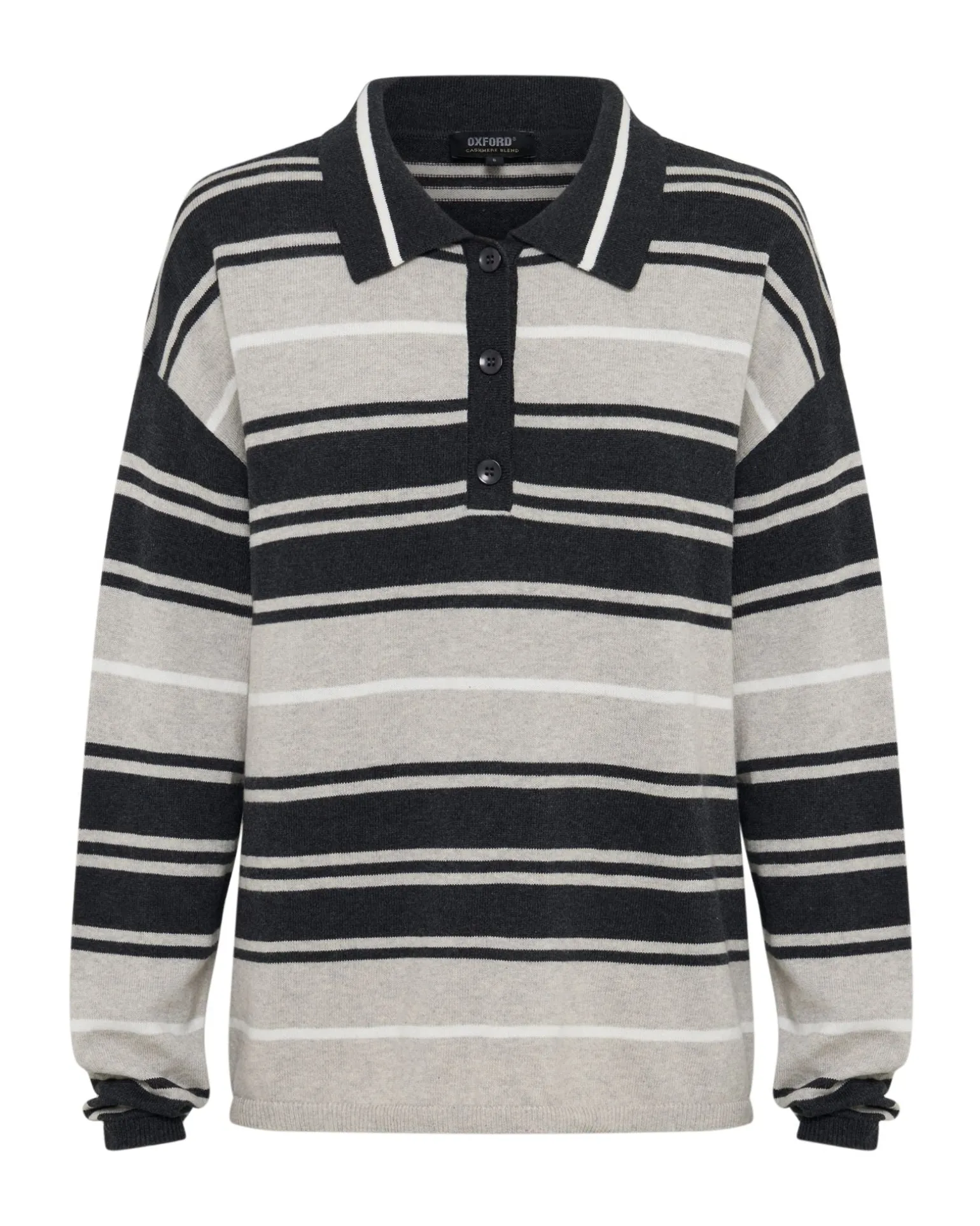 Pip Striped Polo Knit