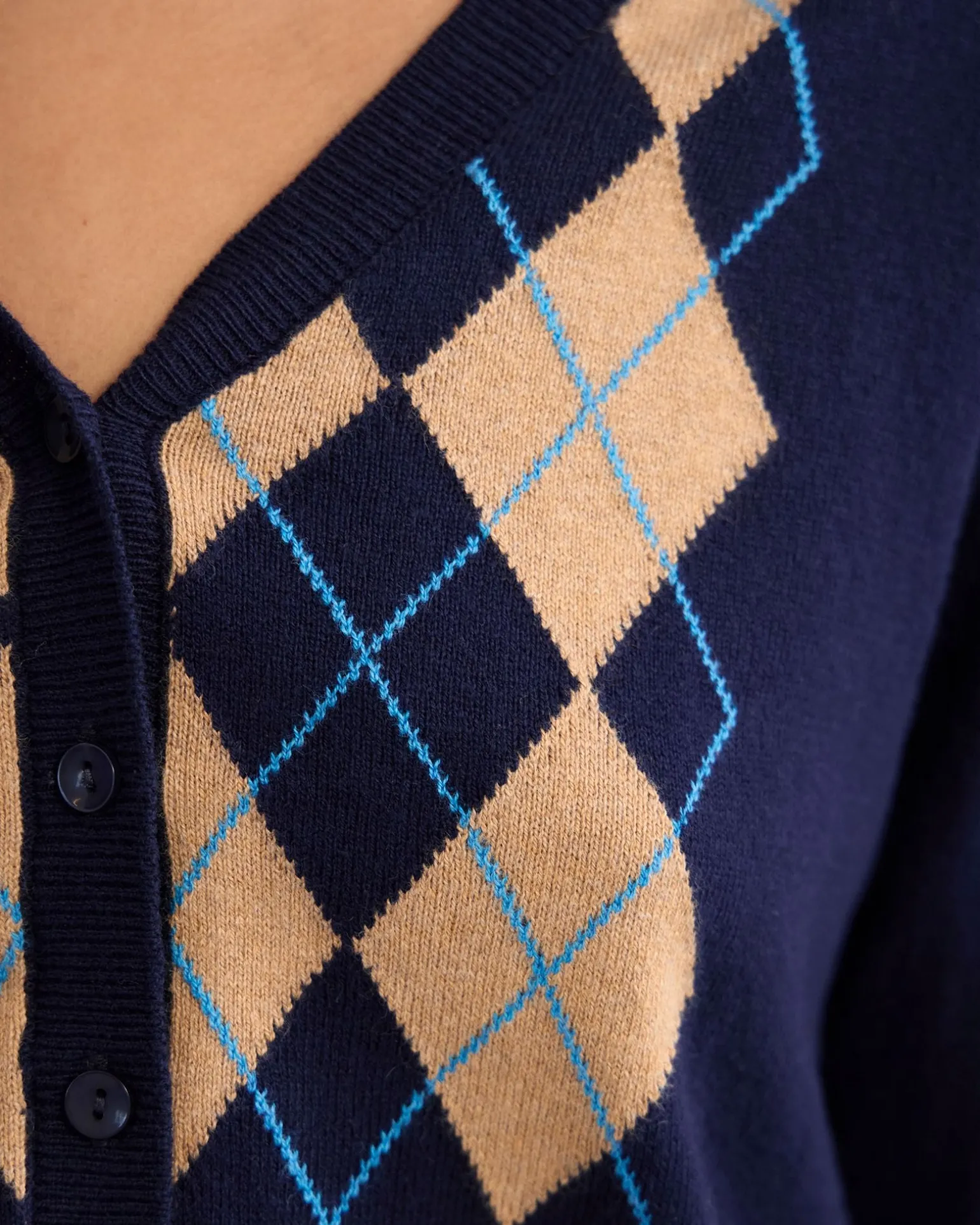 Pixie Argyle Cardigan