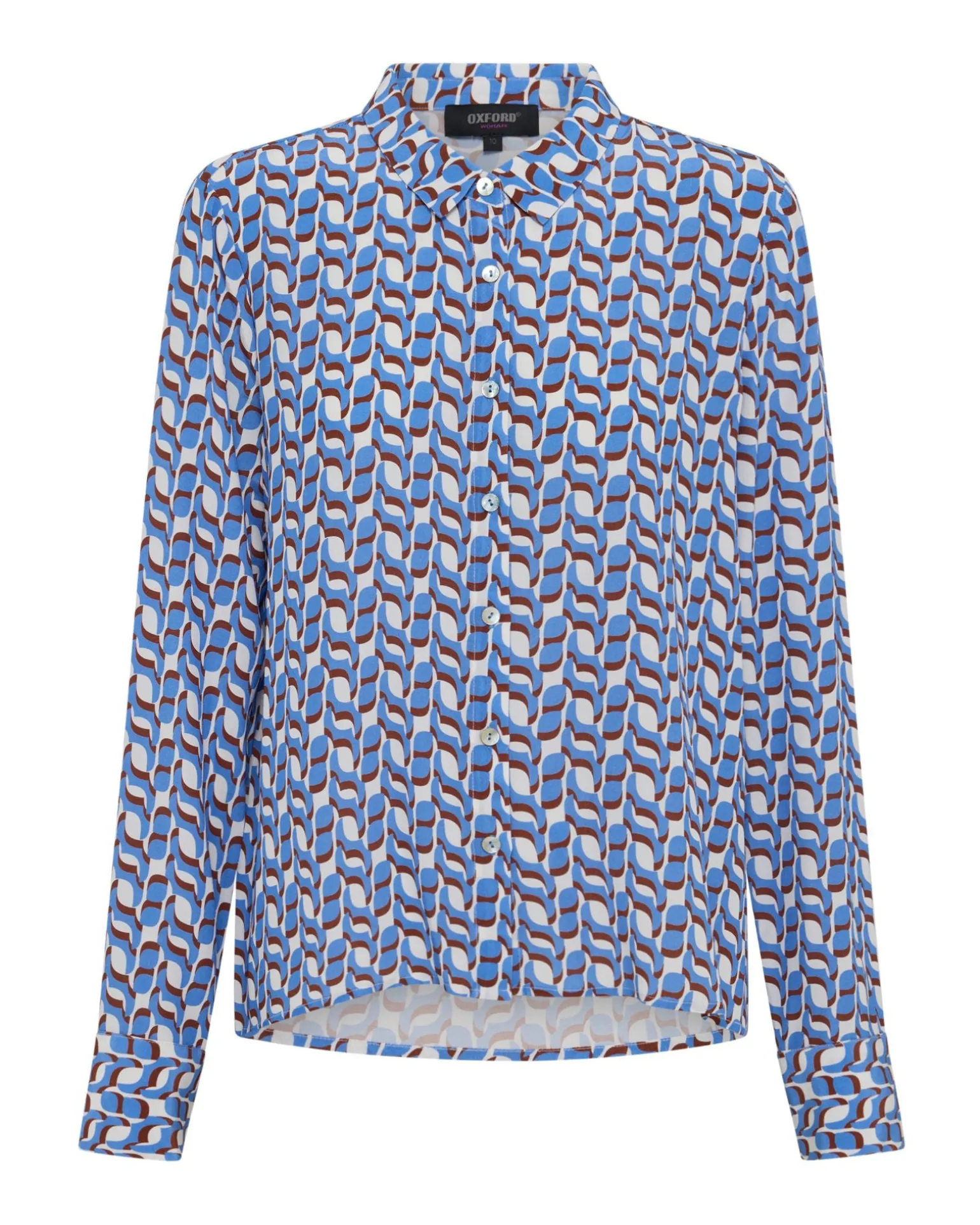 Poppy Geo Print Shirt