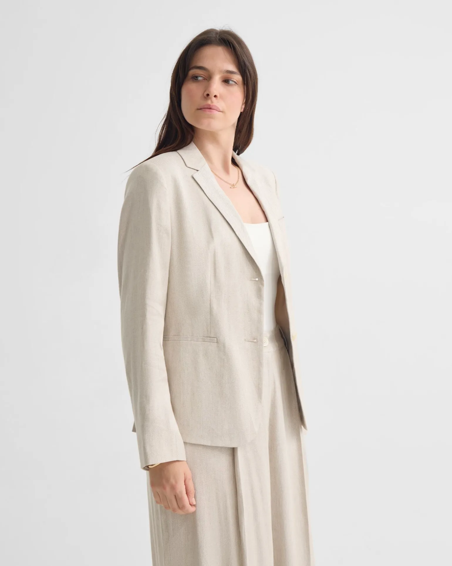 Poppy Linen Suit Jacket