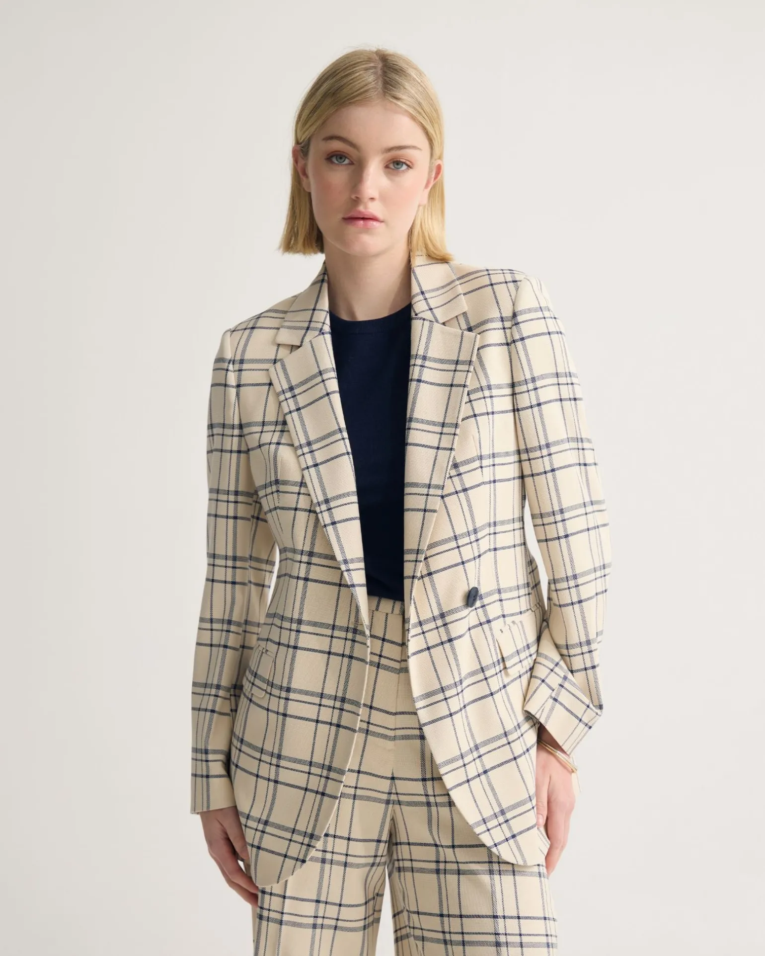 Raffi Checked Suit Jacket