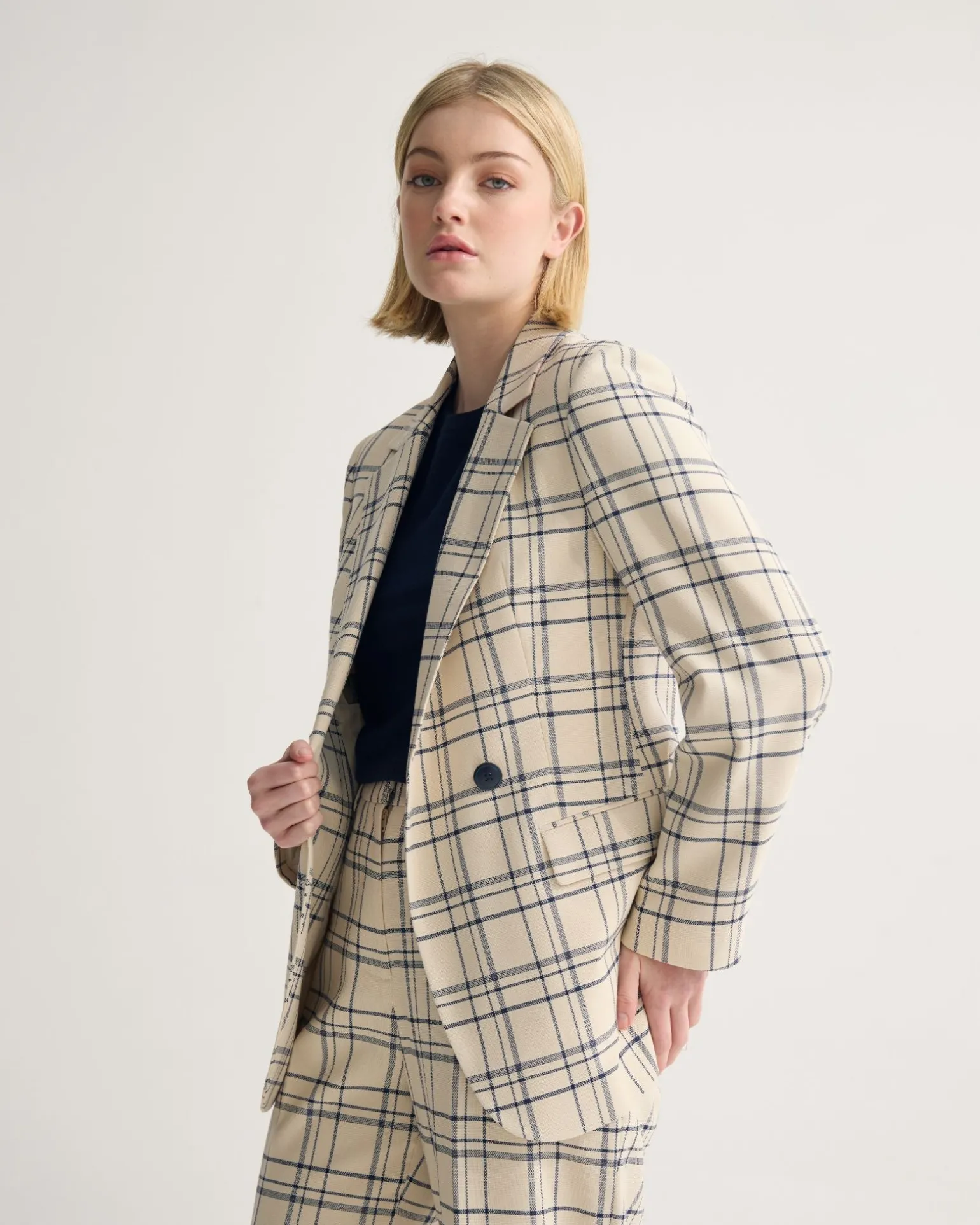Raffi Checked Suit Jacket