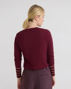 Raven Metallic Stripe Knit