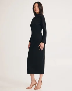 Rebecca Ponti Long Sleeve Dress