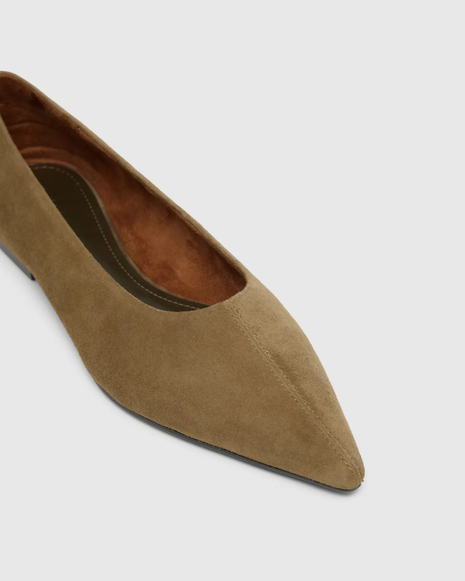Reece Suede Pointy Flat
