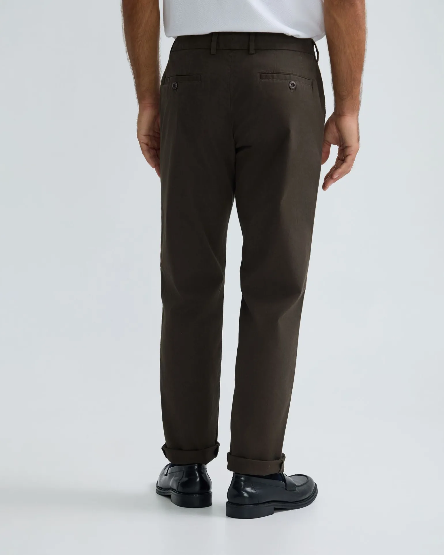 Relaxed Fit Stretch Cotton Chino