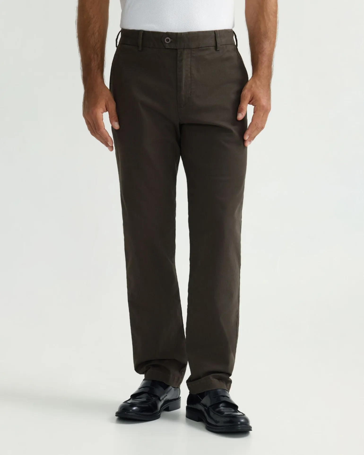 Relaxed Fit Stretch Cotton Chino