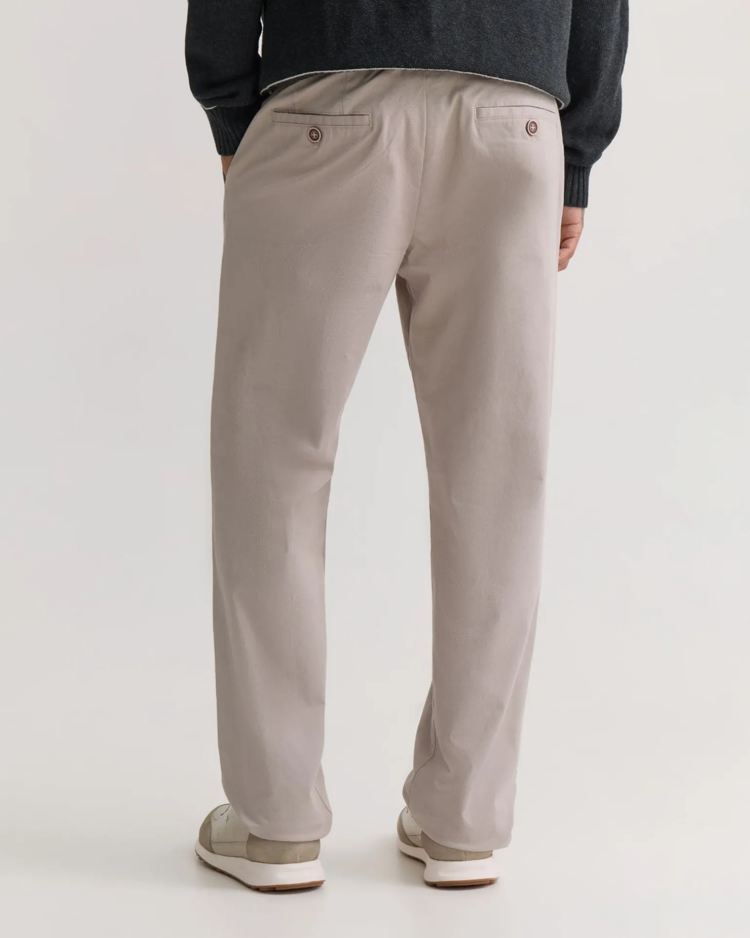 Relaxed Fit Stretch Cotton Chino