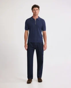Remy Zip Neck Polo