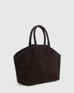Riley Suede Tote Bag