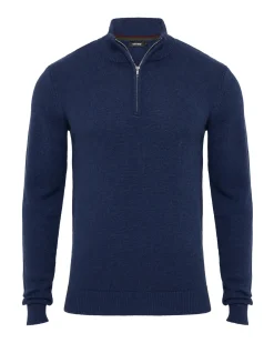 Robert Zip Neck Knit Pullover