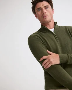 Robert Zip Neck Knit Pullover
