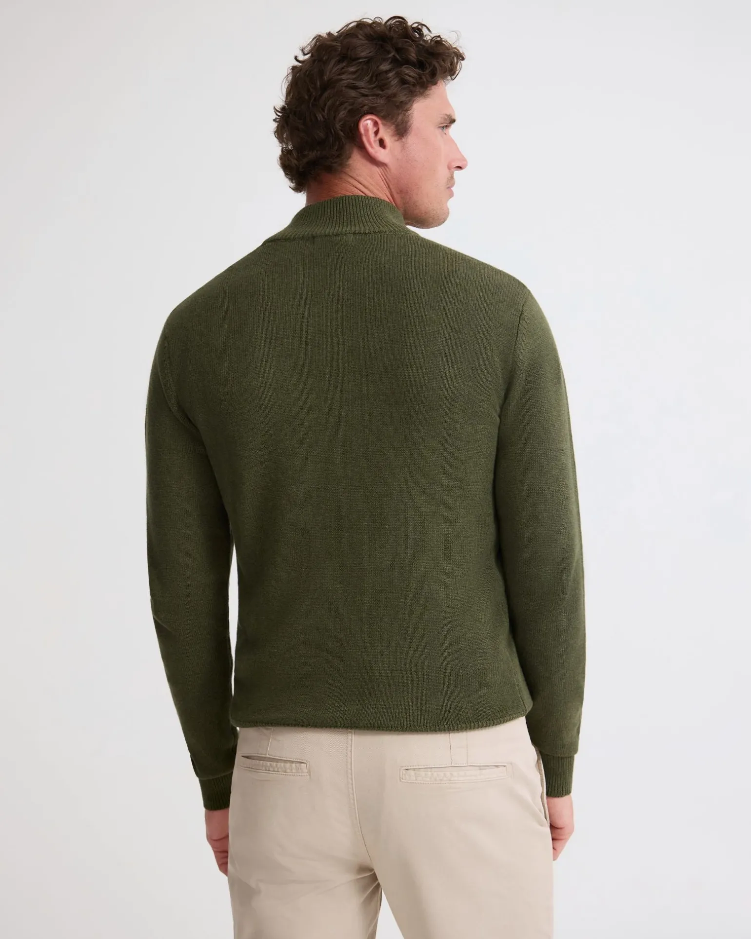 Robert Zip Neck Knit Pullover