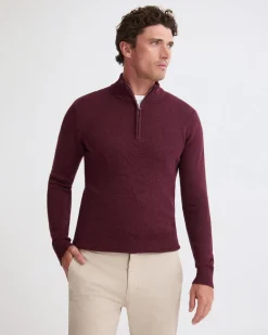 Robert Zip Neck Knit Pullover