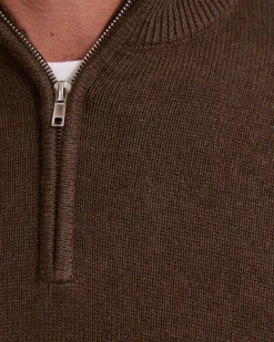 Robert Zip Neck Knit Pullover