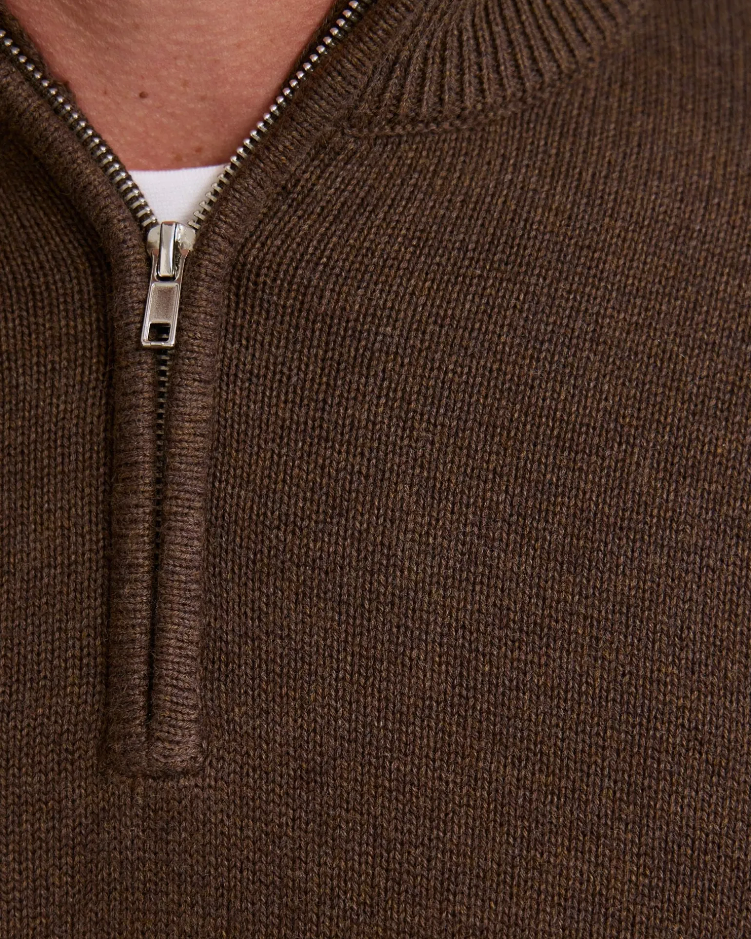Robert Zip Neck Knit Pullover