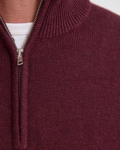 Robert Zip Neck Knit Pullover