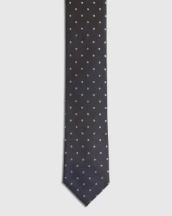 Roman Spot 7Cm Silk Tie
