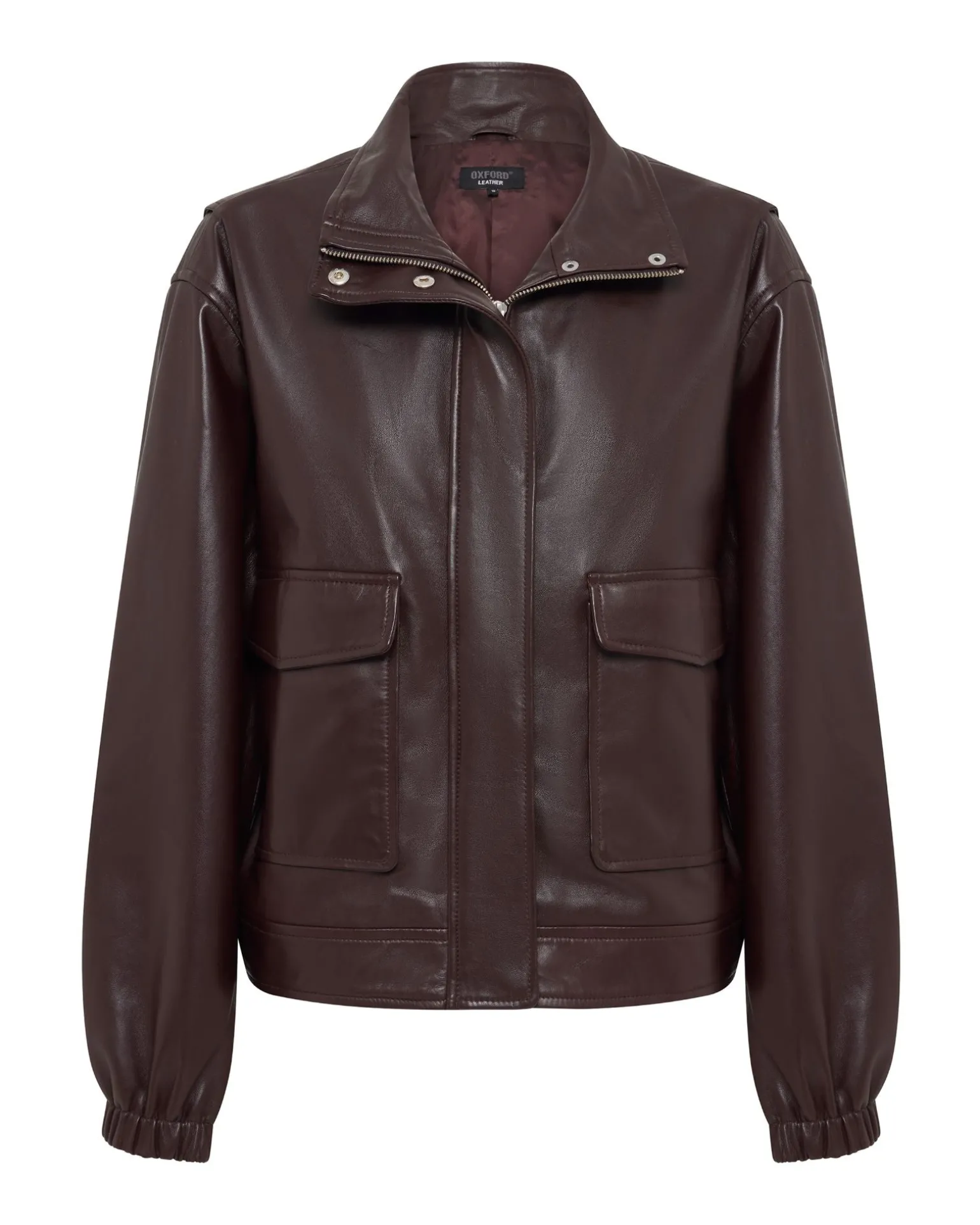 Rosie Leather Bomber