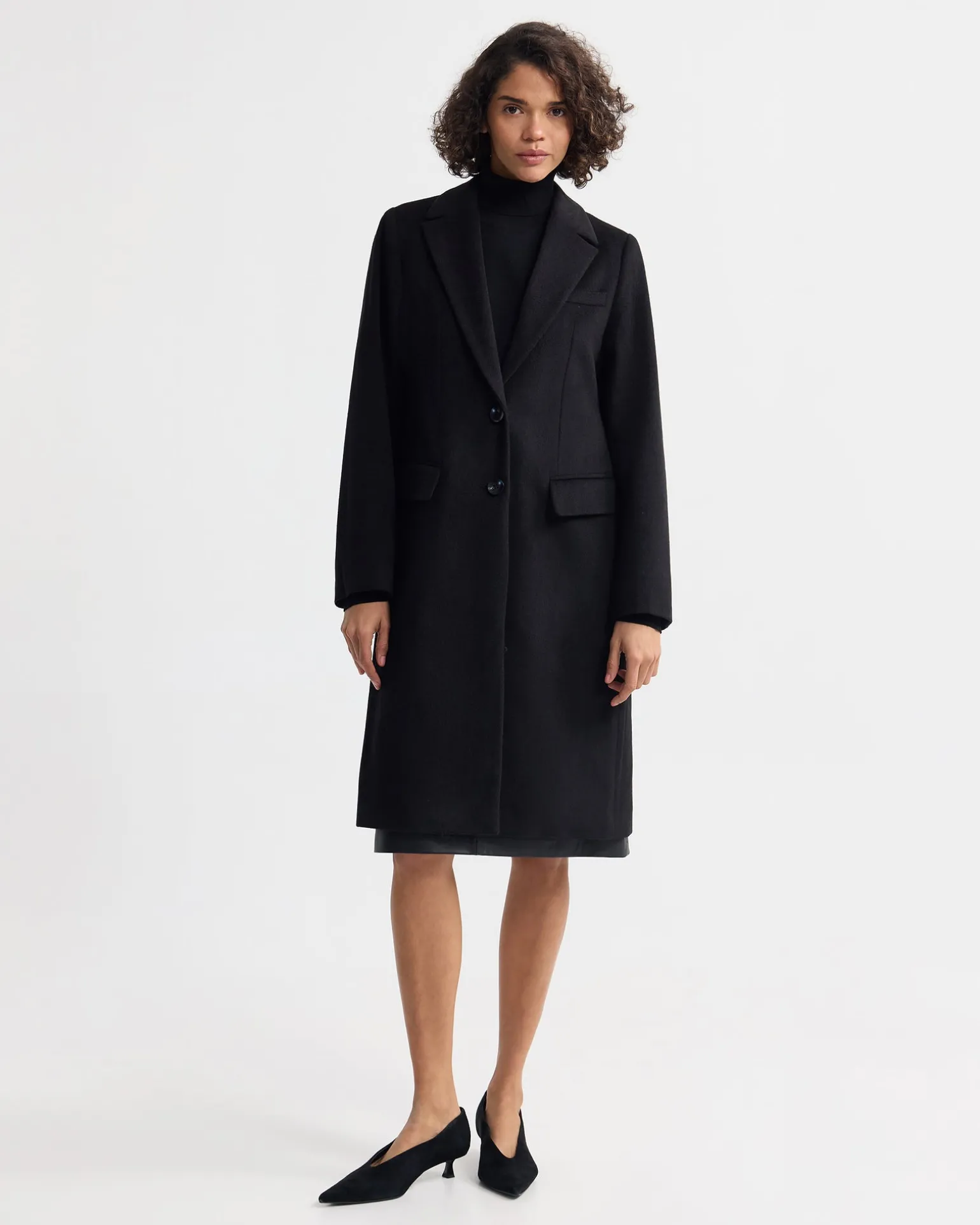 Ruby Wool Rich Tailored Overcoat