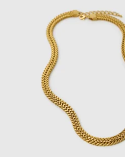 Sabine Herringbone Chain Necklace
