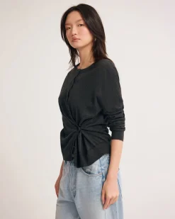 Saga Side Button Cardigan