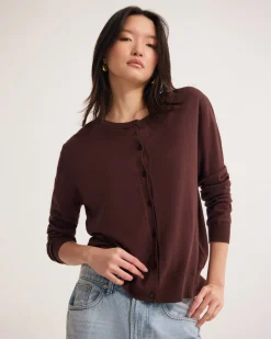Saga Side Button Cardigan
