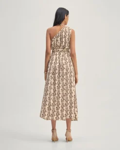 Samia One Shoulder Printed Dress