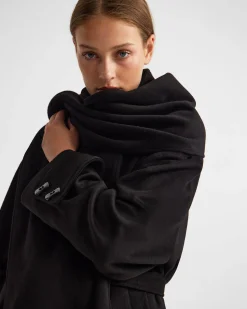 Sarina Wool Blend Scarf Jacket
