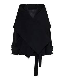 Sarina Wool Blend Scarf Jacket