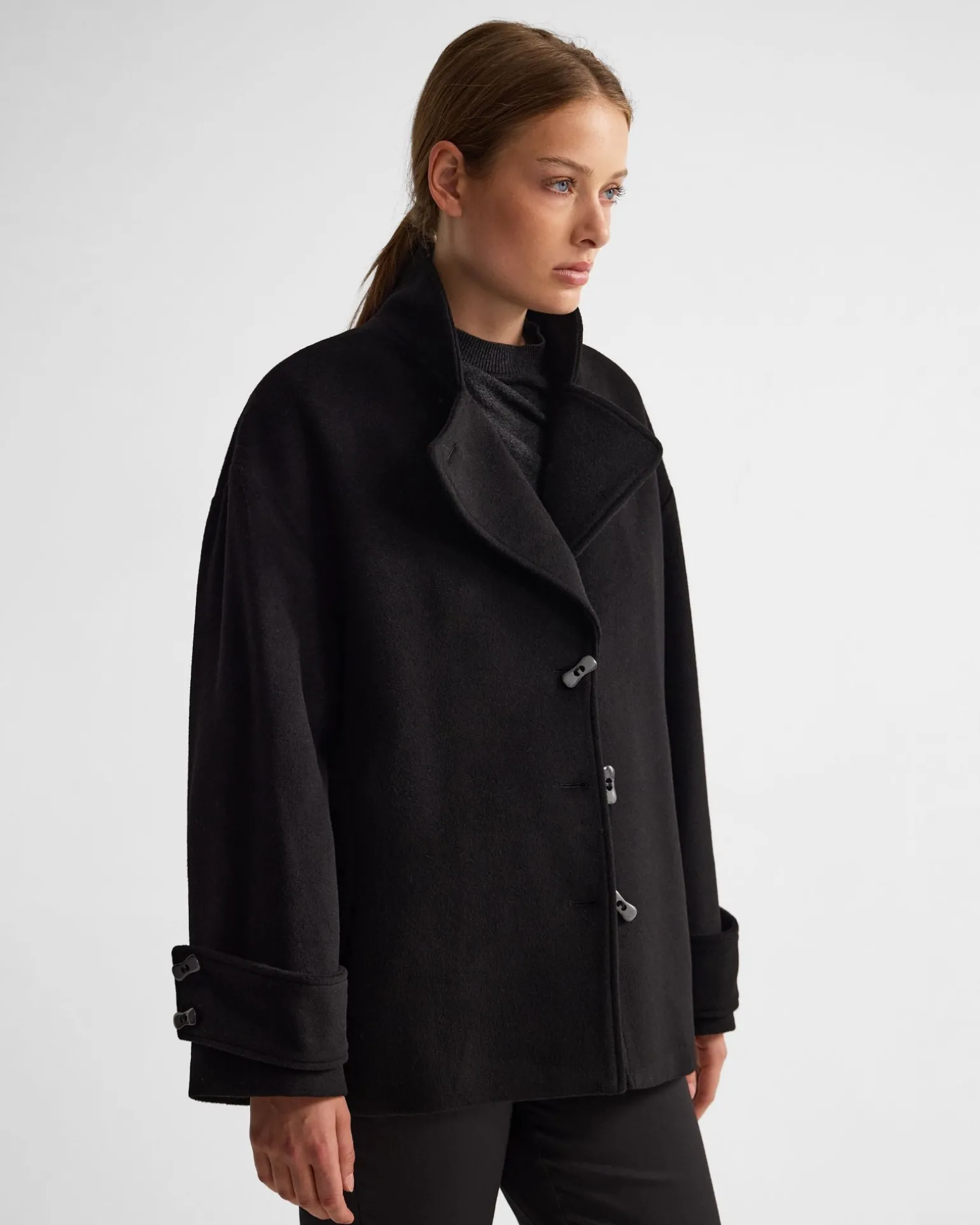 Sarina Wool Blend Scarf Jacket