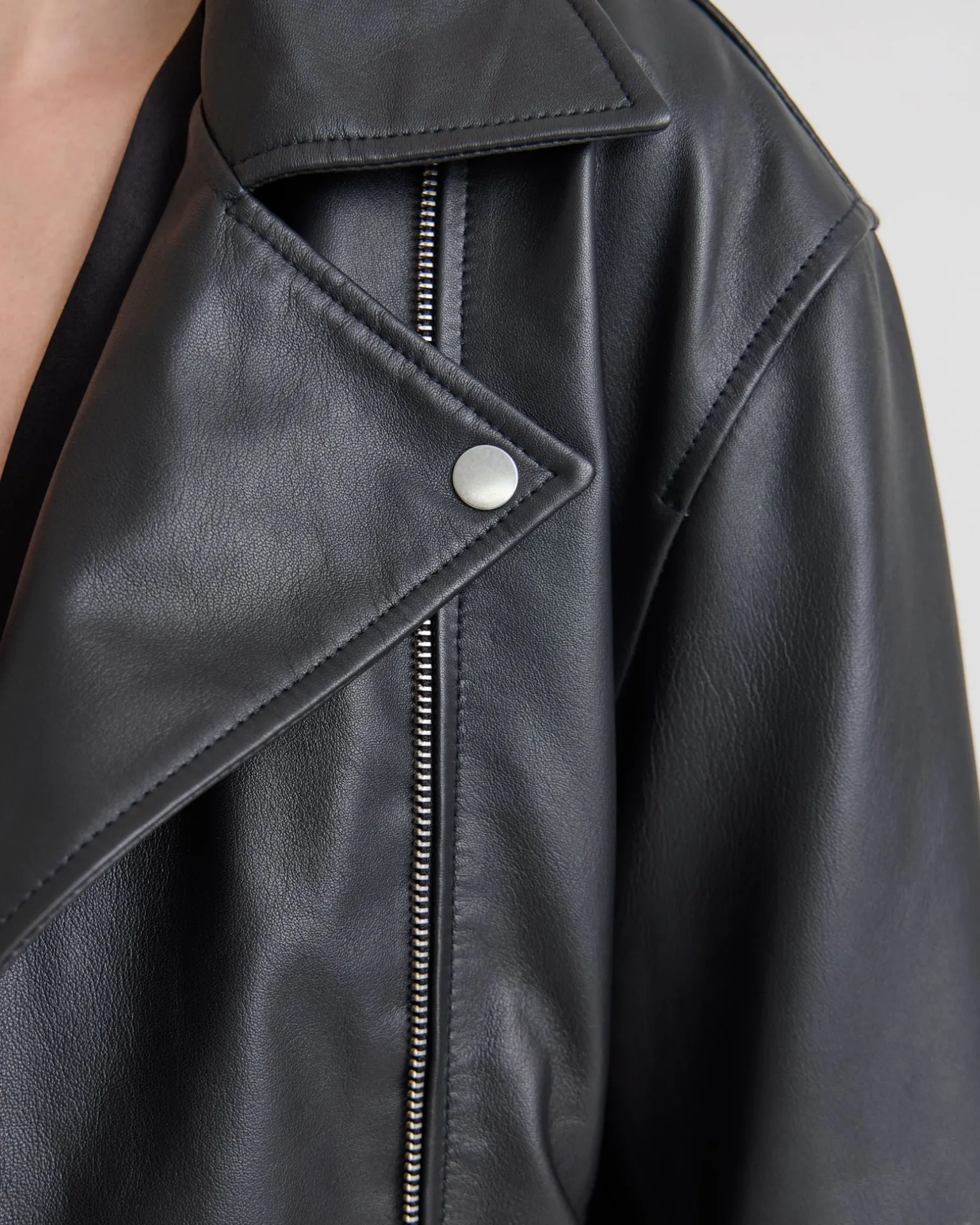 Sasha Biker Leather Jacket