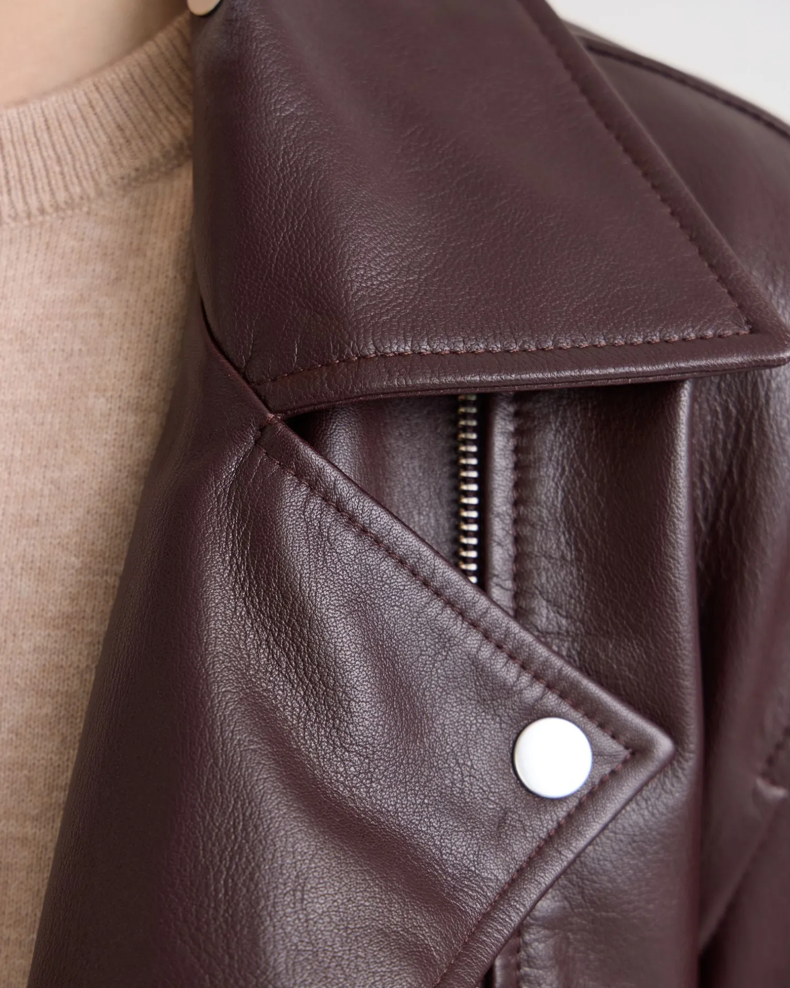 Sasha Biker Leather Jacket