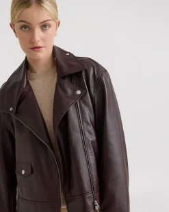 Sasha Biker Leather Jacket