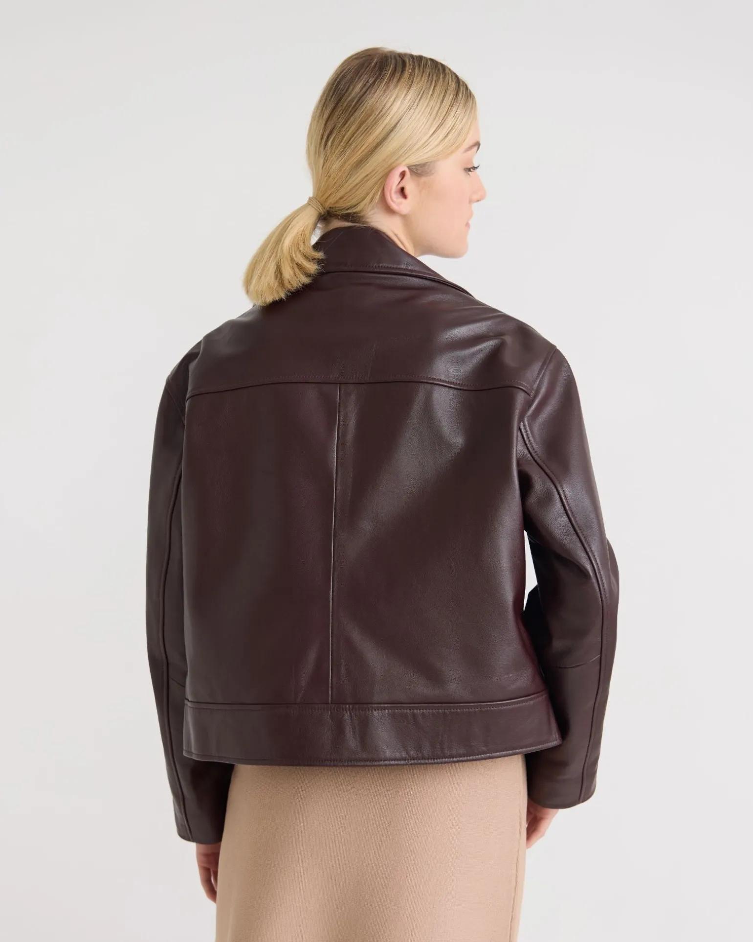Sasha Biker Leather Jacket