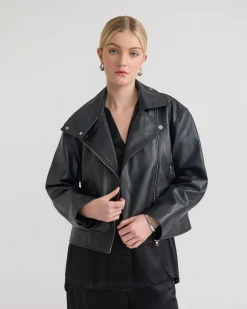 Sasha Biker Leather Jacket