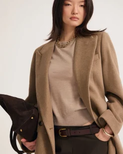 Saskia Double Breasted Wool Rich Coat