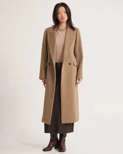 Saskia Double Breasted Wool Rich Coat