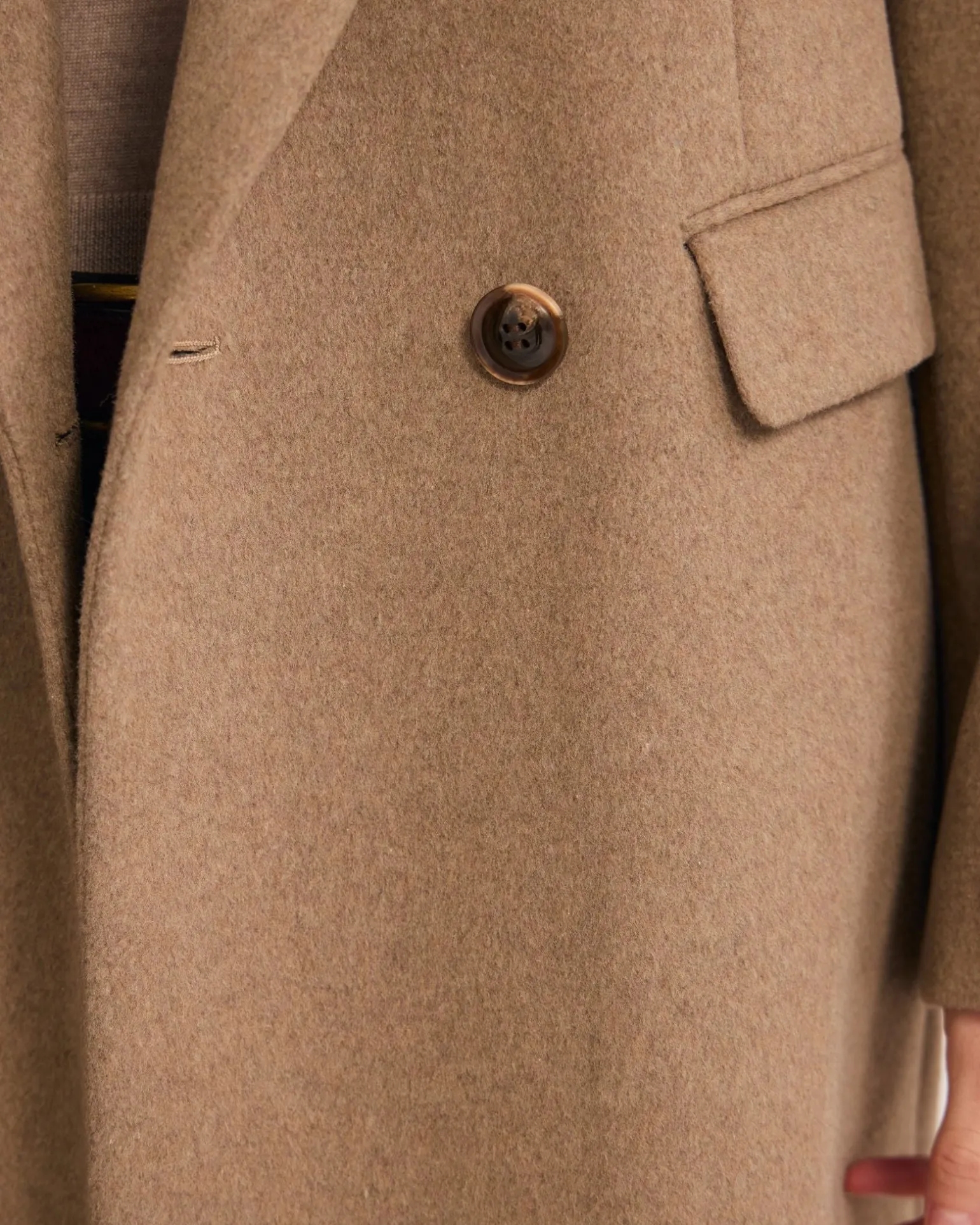 Saskia Double Breasted Wool Rich Coat