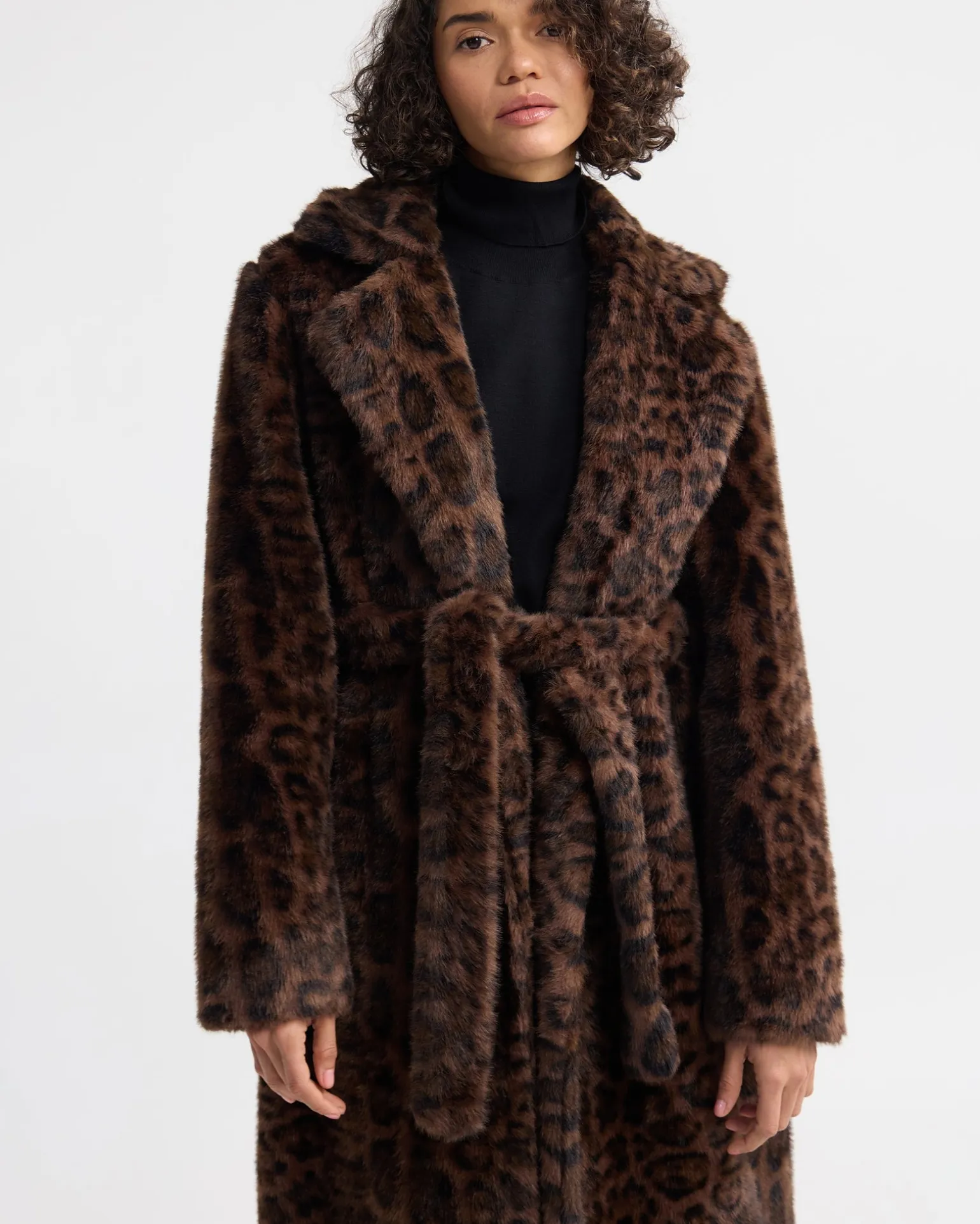 Saskia Faux Fur Coat